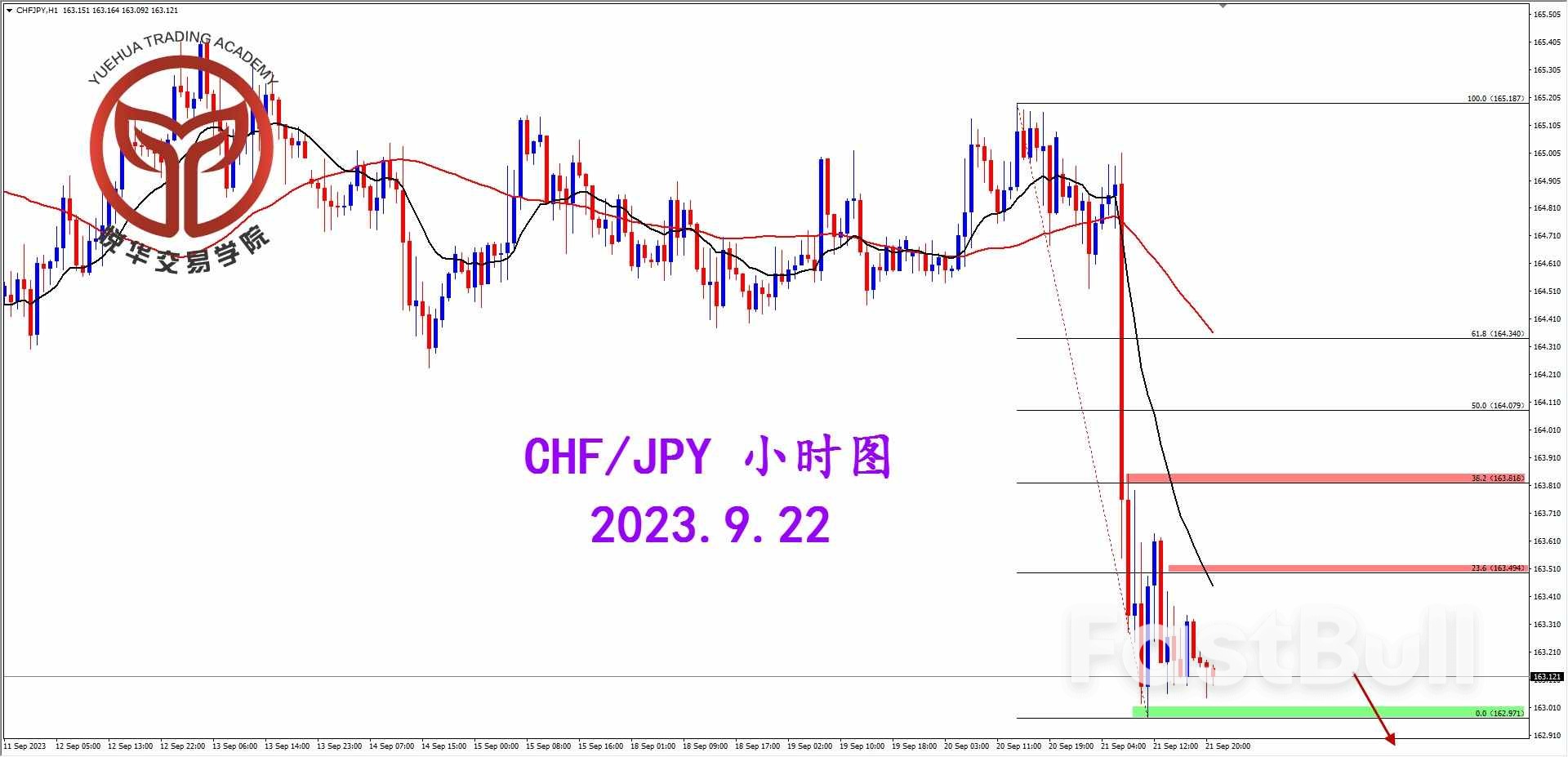 震荡调整结束，向下释放空头_3