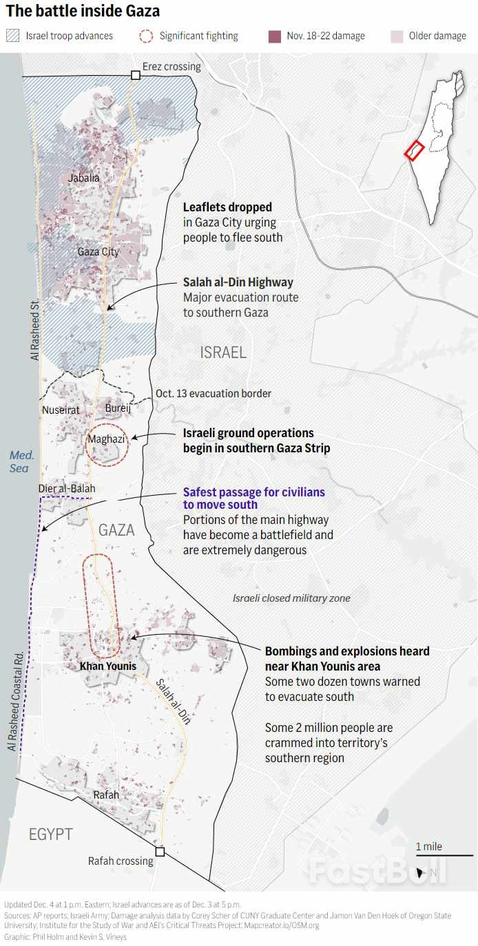 Israel Orders Evacuations as It Widens Offensive, But Palestinians Are Running out of Places to Go_1 Israel Orders Evacuations as It Widens Offensive, But Palestinians Are Running out of Places to Go_1