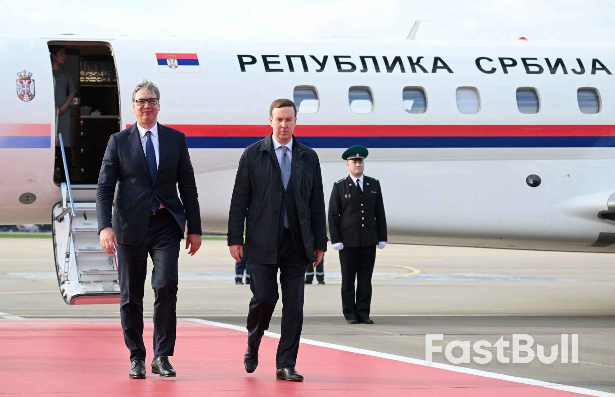 塞爾維亞總統武契奇排除萬難抵俄後在紅場發聲：會繼續為了塞爾維亞奮鬥！ _1