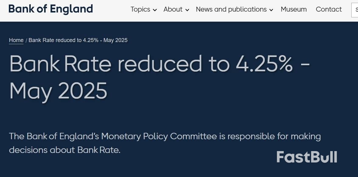 英國央行如期降息25個基點，但投票陣容卻意外分裂為三方_1