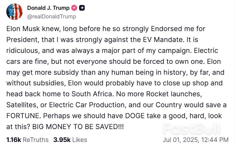 马斯克与特朗普“口水战”全面升级：恶毒互撕、言论充满火药味！_2