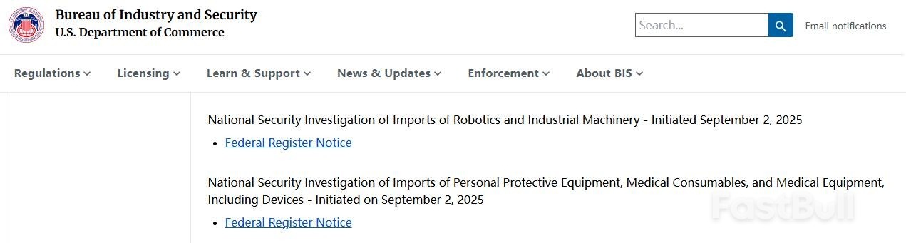 为新关税铺垫?美政府对进口机器人、工业机械、医疗设备启动232调查_1 为新关税铺垫?美政府对进口机器人、工业机械、医疗设备启动232调查_1