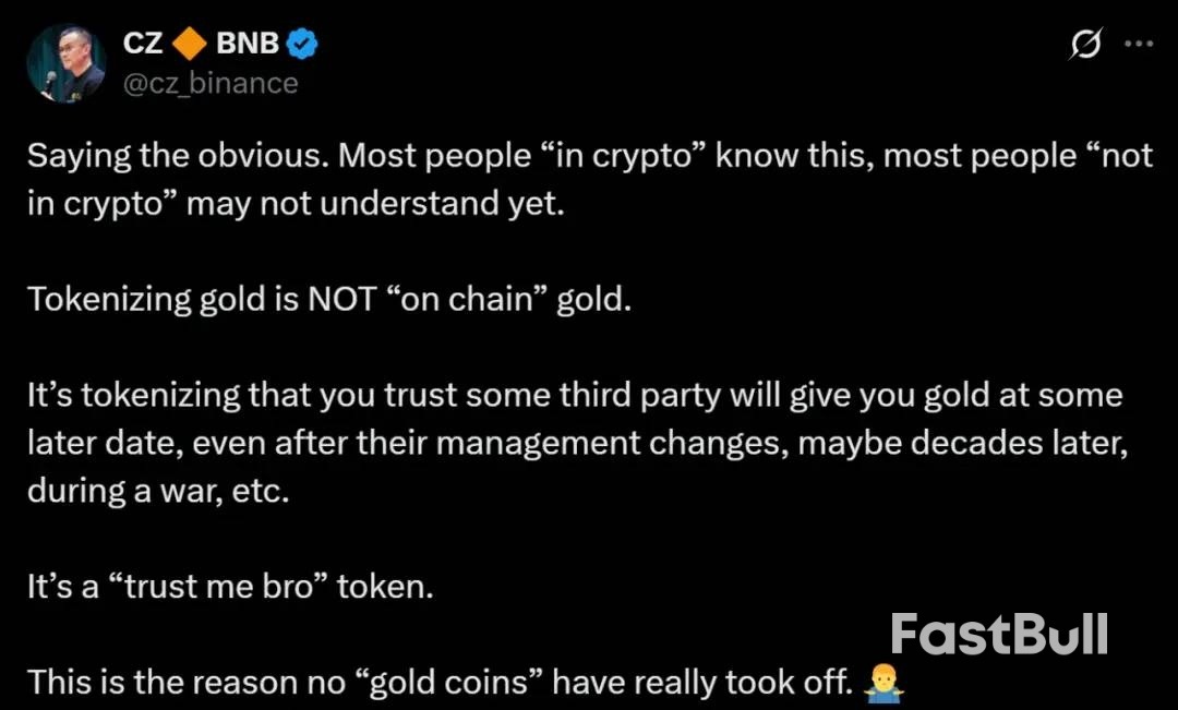 从去信任的 BTC,到代币化的黄金,谁才是真正的“数字黄金”?_3 从去信任的 BTC,到代币化的黄金,谁才是真正的“数字黄金”?_3