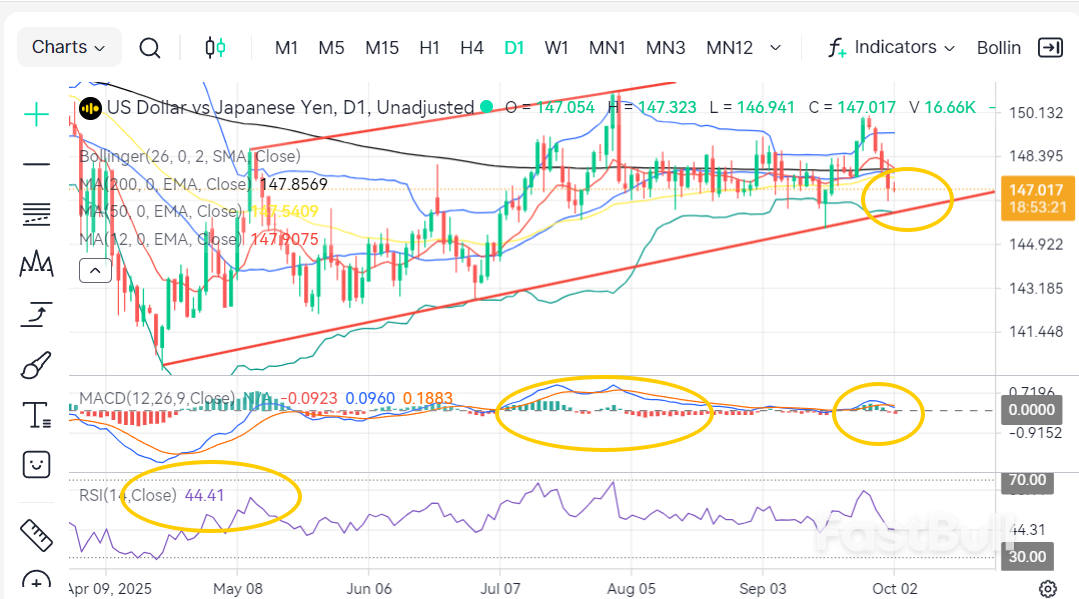 USDJPY: Volatility Persists, Struggling to Break Above 150?_1