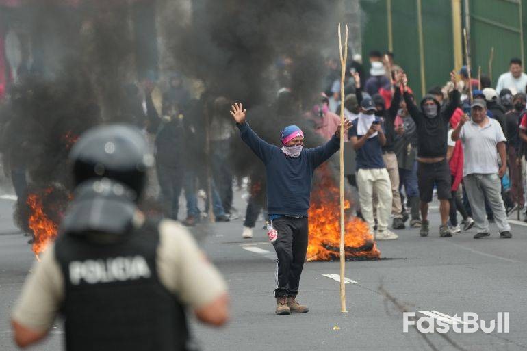 厄瓜多總統諾沃亞因柴油成本上漲面臨抗議升級_1 厄瓜多總統諾沃亞因柴油成本上漲面臨抗議升級_1