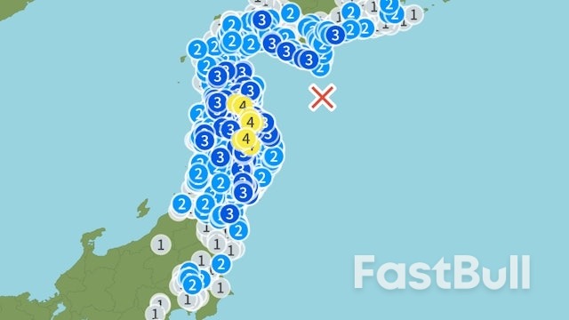 日本青森近海7.5級地震,再錄得多次餘震,最高一次達6.4級_1 日本青森近海7.5級地震,再錄得多次餘震,最高一次達6.4級_1