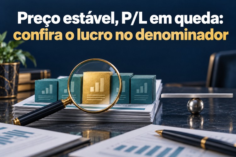 Preço estável, P/L em queda: confira o lucro no denominador_1 Preço estável, P/L em queda: confira o lucro no denominador_1