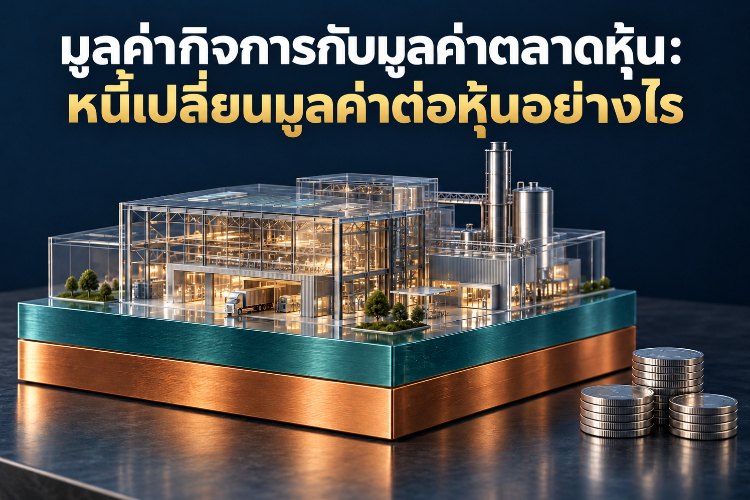 มูลค่ากิจการกับมูลค่าตลาดหุ้น: หนี้เปลี่ยนมูลค่าต่อหุ้นอย่างไร_1 มูลค่ากิจการกับมูลค่าตลาดหุ้น: หนี้เปลี่ยนมูลค่าต่อหุ้นอย่างไร_1