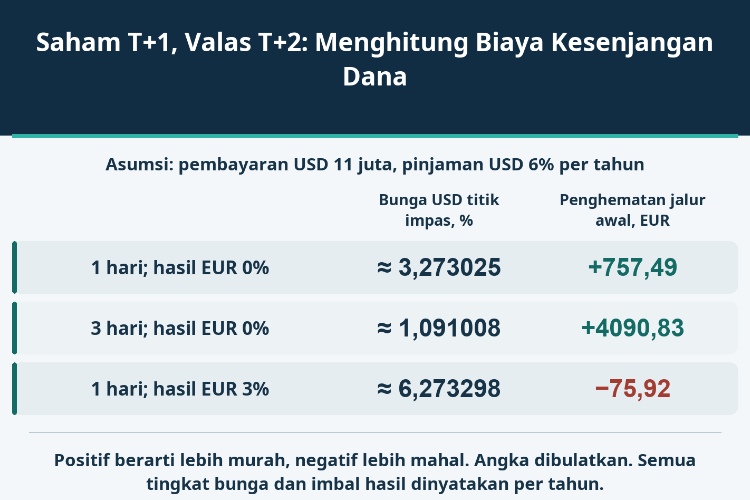 Saham T+1, Valas T+2: Menghitung Biaya Kesenjangan Dana_1 Saham T+1, Valas T+2: Menghitung Biaya Kesenjangan Dana_1