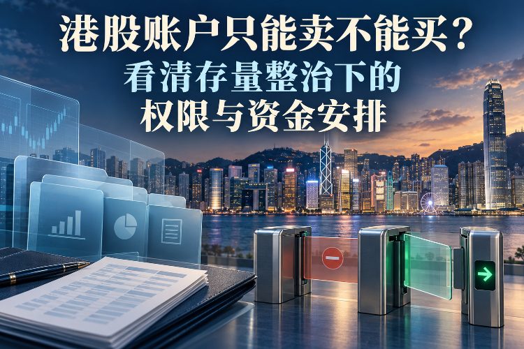 港股账户只能卖不能买?看清存量整治下的权限与资金安排_1 港股账户只能卖不能买?看清存量整治下的权限与资金安排_1