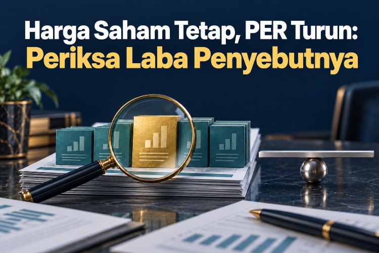 Harga Saham Tetap, PER Turun: Periksa Laba Penyebutnya_1 Harga Saham Tetap, PER Turun: Periksa Laba Penyebutnya_1