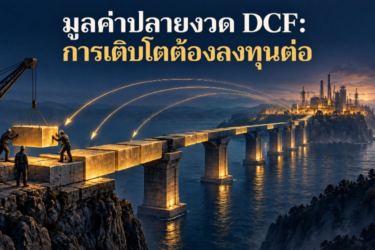 มูลค่าปลายงวด DCF: การเติบโตต้องลงทุนต่อ_1 มูลค่าปลายงวด DCF: การเติบโตต้องลงทุนต่อ_1