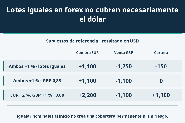 Lotes iguales en forex no cubren necesariamente el dólar_1 Lotes iguales en forex no cubren necesariamente el dólar_1