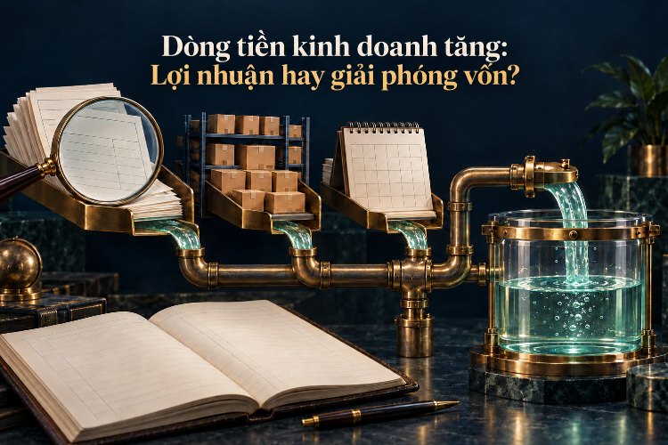 Dòng tiền kinh doanh tăng: Lợi nhuận hay giải phóng vốn?_1 Dòng tiền kinh doanh tăng: Lợi nhuận hay giải phóng vốn?_1