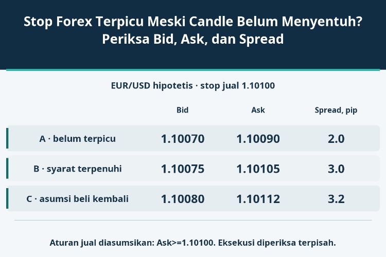 Stop Forex Terpicu Meski Candle Belum Menyentuh? Periksa Bid, Ask, dan Spread_1 Stop Forex Terpicu Meski Candle Belum Menyentuh? Periksa Bid, Ask, dan Spread_1