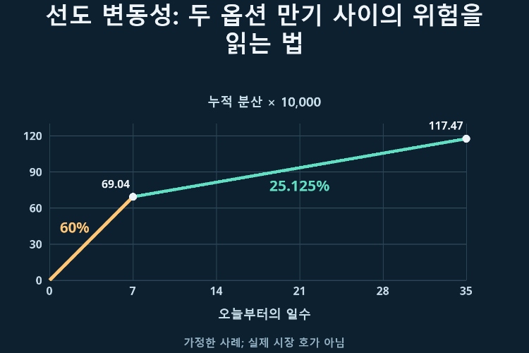 선도 변동성: 두 옵션 만기 사이의 위험을 읽는 법_1