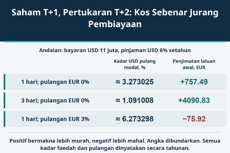 Saham T+1, Pertukaran T+2: Kos Sebenar Jurang Pembiayaan_1 Saham T+1, Pertukaran T+2: Kos Sebenar Jurang Pembiayaan_1