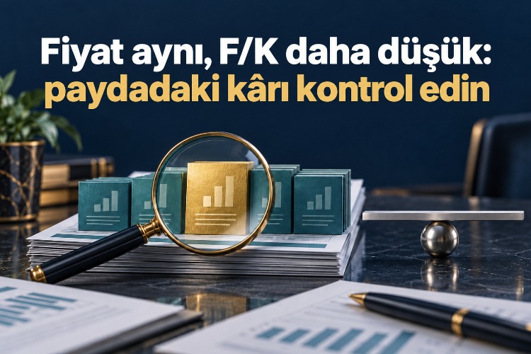 Fiyat aynı, F/K daha düşük: paydadaki kârı kontrol edin_1