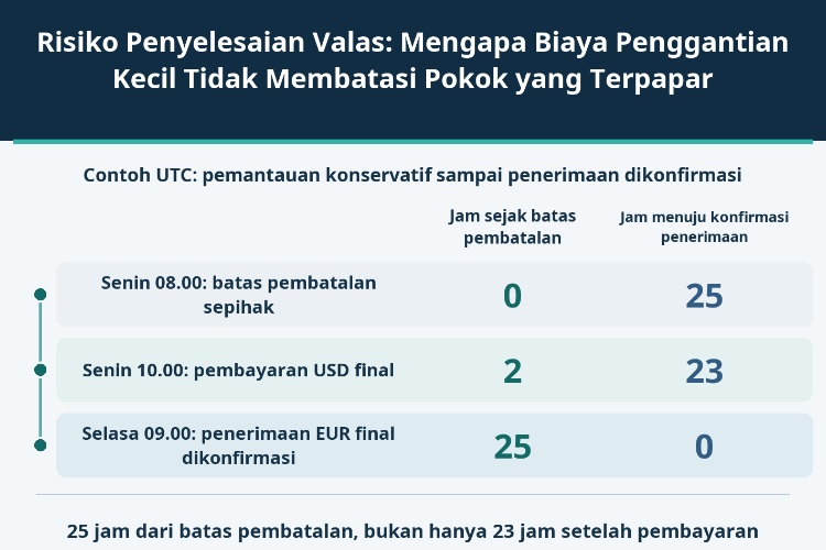 Risiko Penyelesaian Valas: Mengapa Biaya Penggantian Kecil Tidak Membatasi Pokok yang Terpapar_1 Risiko Penyelesaian Valas: Mengapa Biaya Penggantian Kecil Tidak Membatasi Pokok yang Terpapar_1