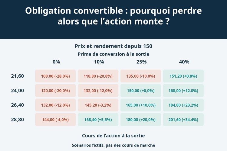 Obligation convertible : pourquoi perdre alors que l’action monte ?_1