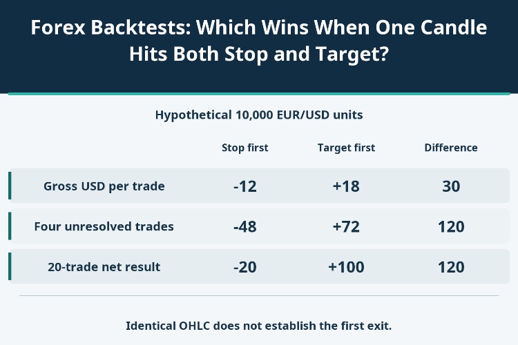 Forex Backtests: Which Wins When One Candle Hits Both Stop and Target?_1 Forex Backtests: Which Wins When One Candle Hits Both Stop and Target?_1