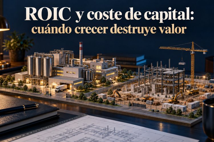 ROIC y coste de capital: cuándo crecer destruye valor_1