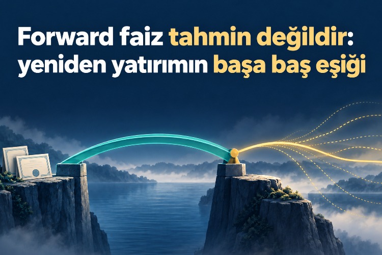 Forward faiz tahmin değildir: yeniden yatırımın başa baş eşiği_1 Forward faiz tahmin değildir: yeniden yatırımın başa baş eşiği_1