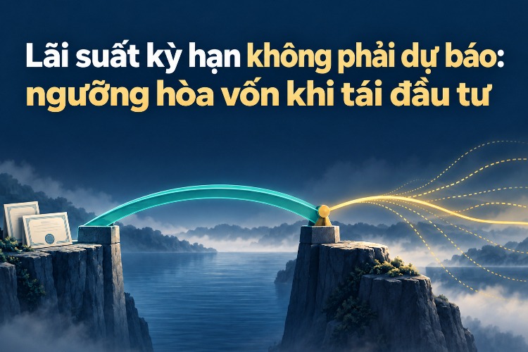 Lãi suất kỳ hạn không phải dự báo: ngưỡng hòa vốn khi tái đầu tư_1